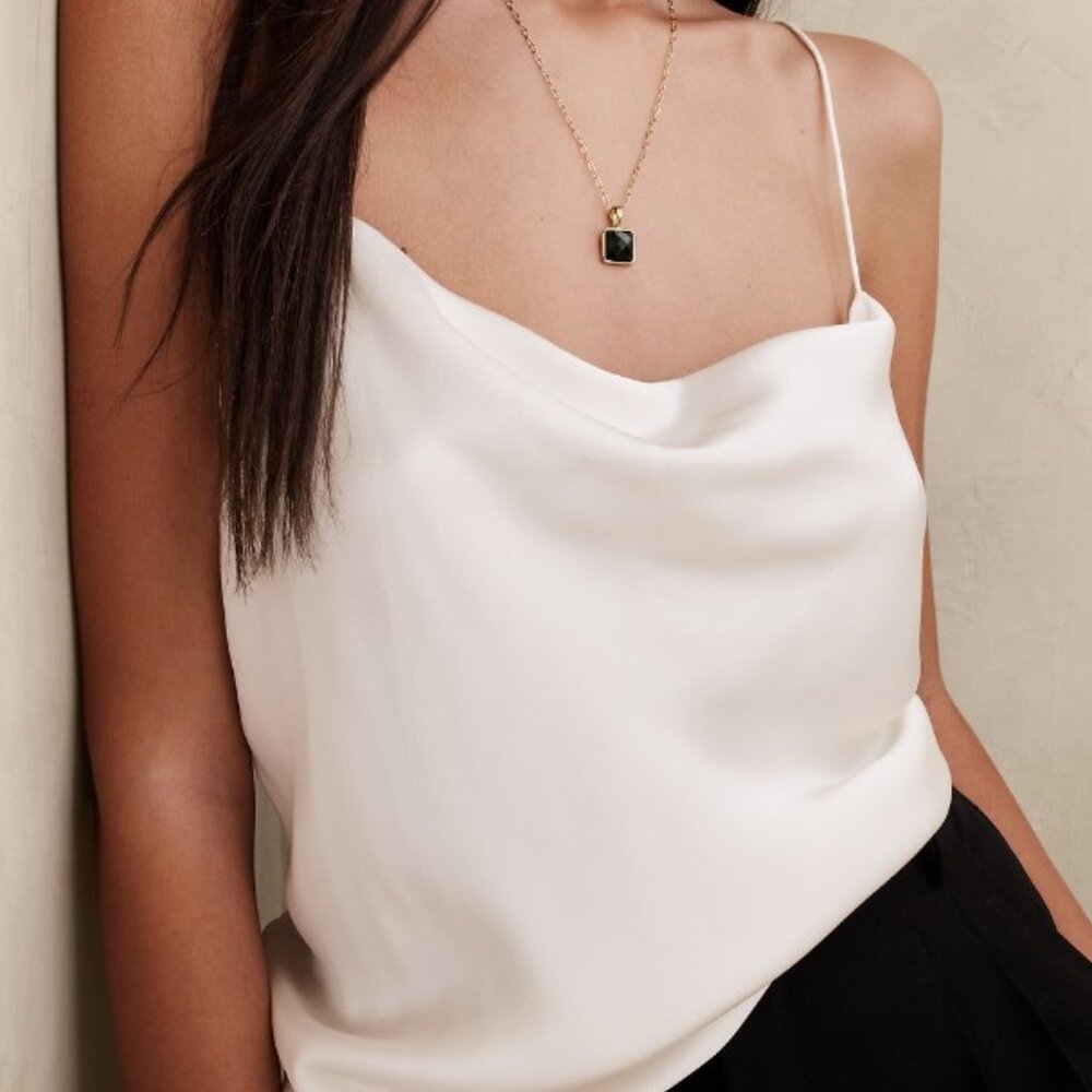 Banana Republic Silky Cowl Neck Camisole (XXS)